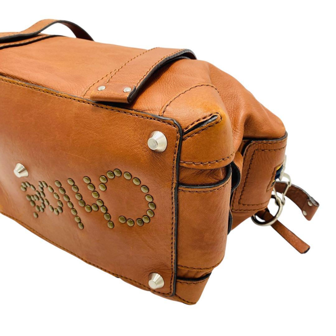 【極美品】Chloe ボストンバッグ パッツィー レザー