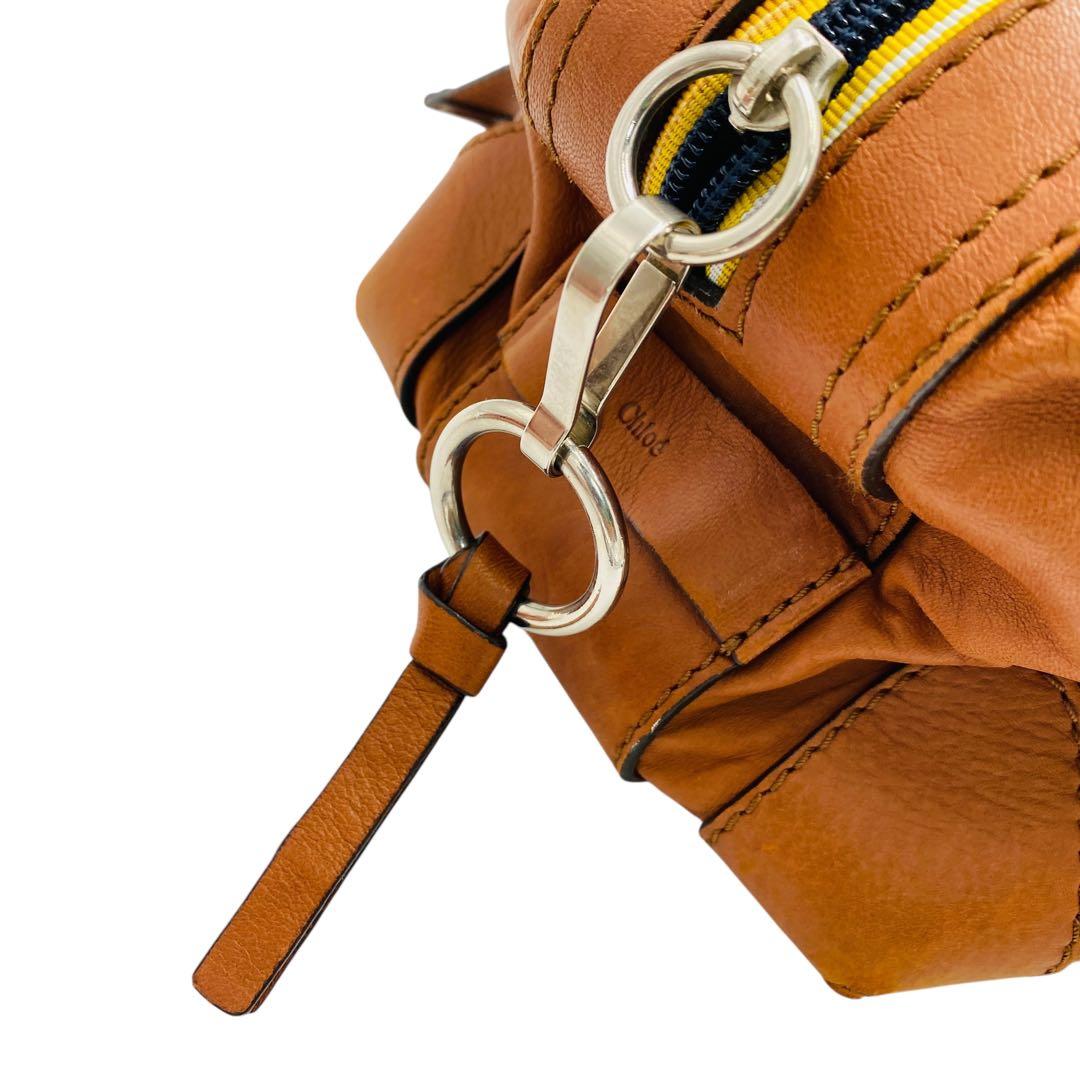 【極美品】Chloe ボストンバッグ パッツィー レザー