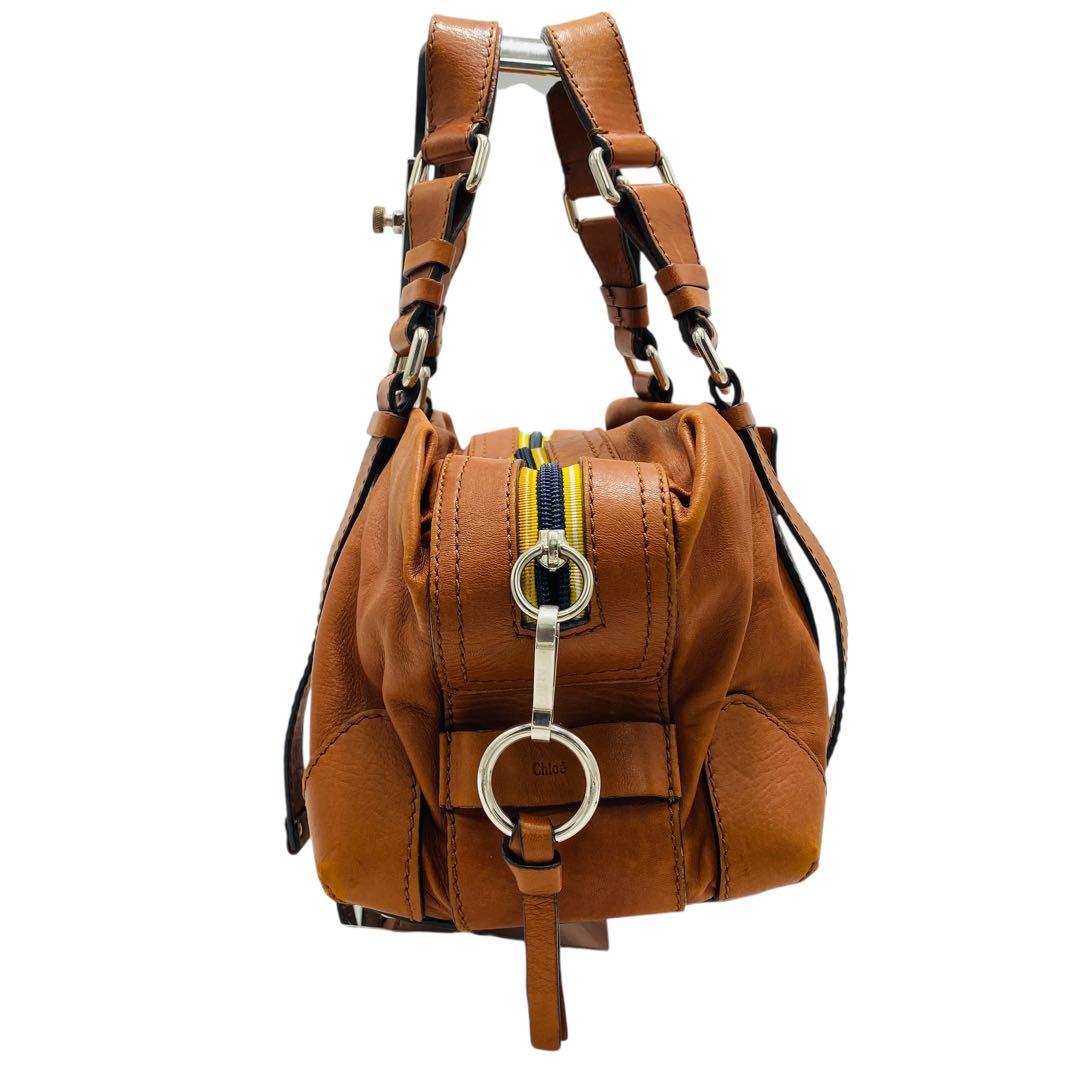 【極美品】Chloe ボストンバッグ パッツィー レザー