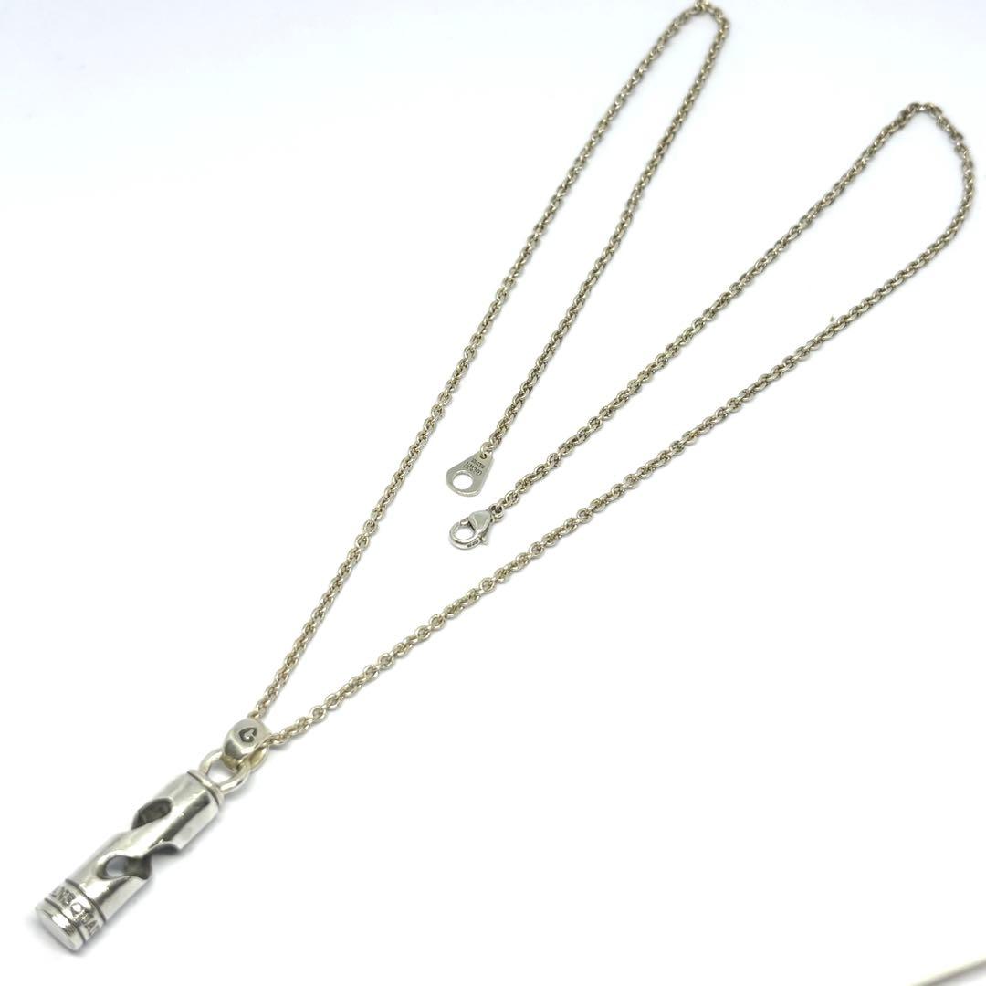 【GARNI】円柱 筒型 ペンダント 55cm ネックレス SILVER ガルニ