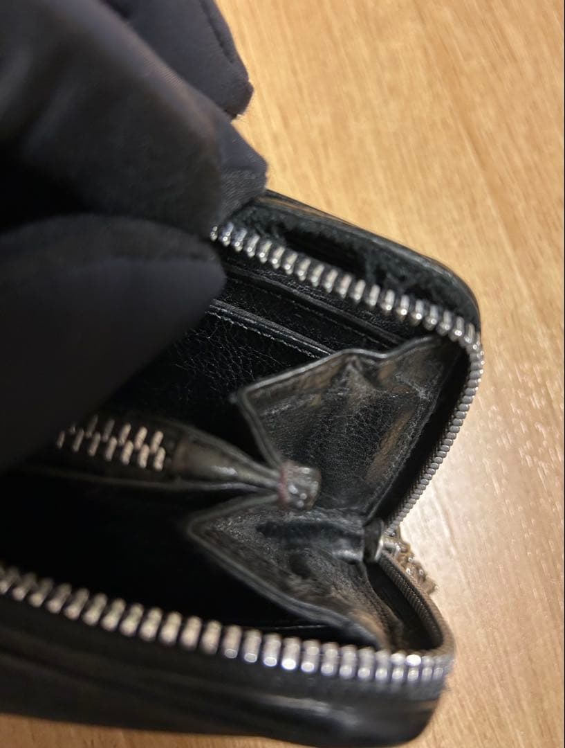 【インボイス付き】　CHROME HEARTS クロムハーツ ジップウォレット