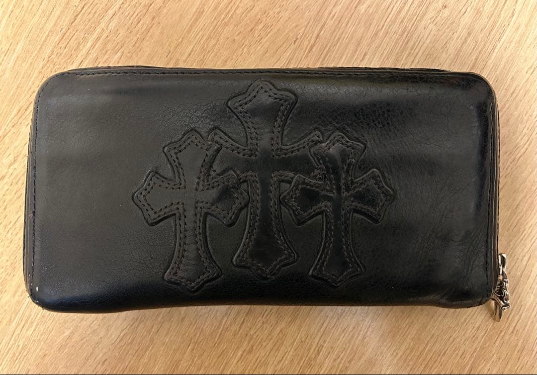 【インボイス付き】　CHROME HEARTS クロムハーツ ジップウォレット