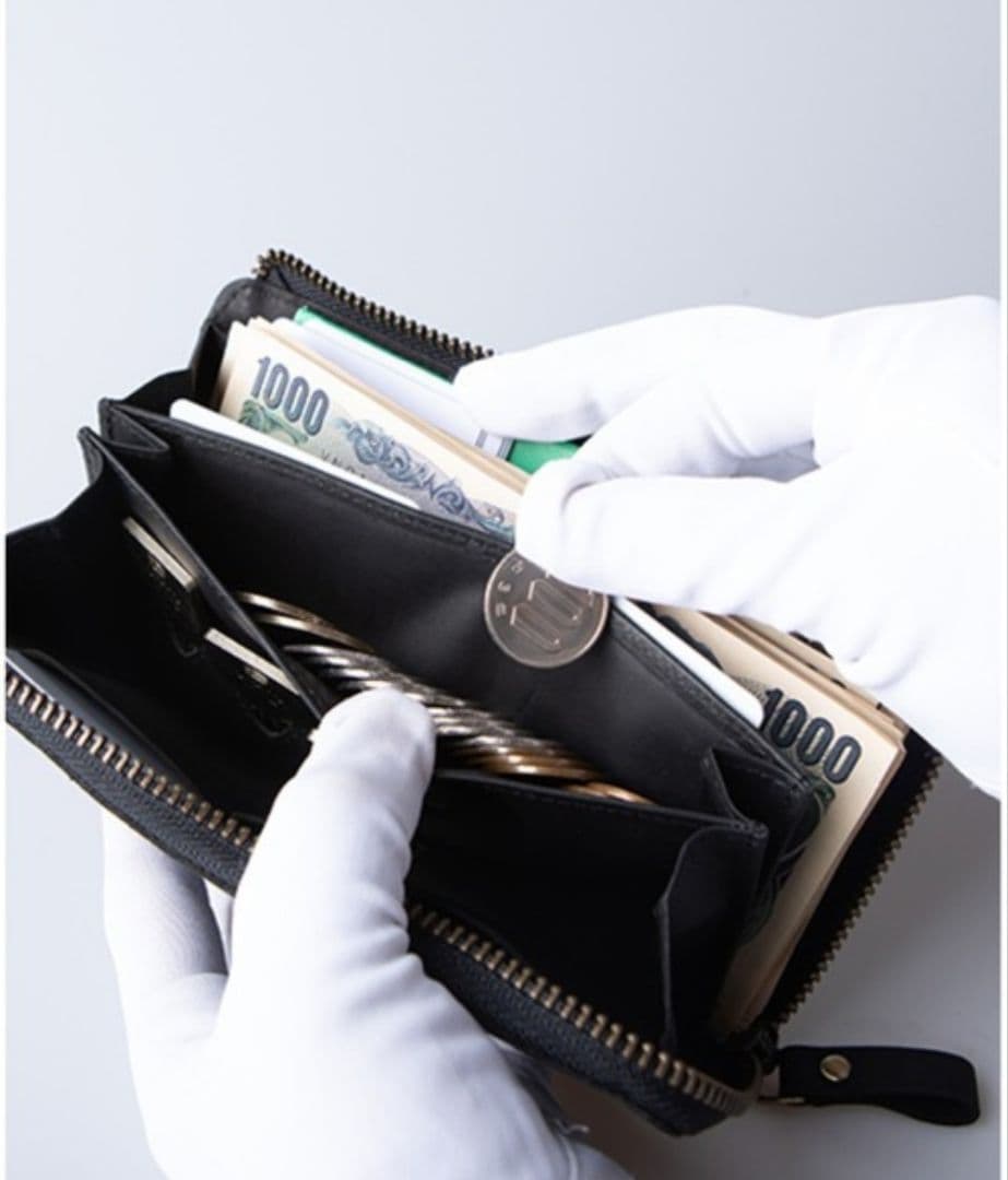 ハレルヤ　小さい長財布　ダークブラウン　チョコ