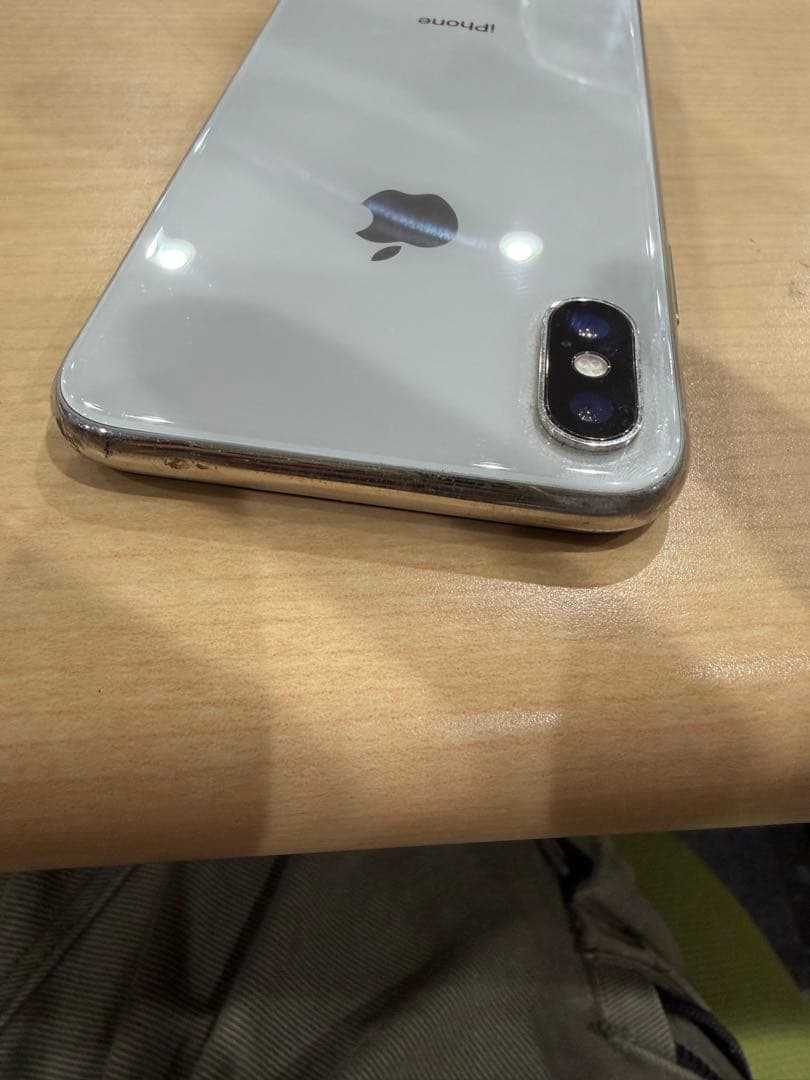 iPhone x 256GB シルバー　動作確認済み