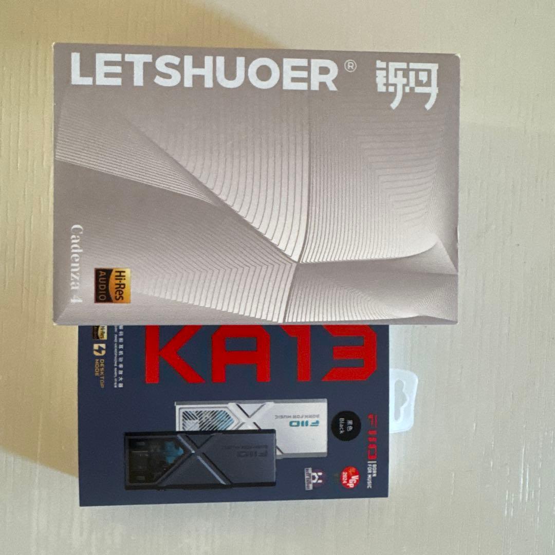 LETSHUOER Cadenza 4 有線イヤホン DACセット