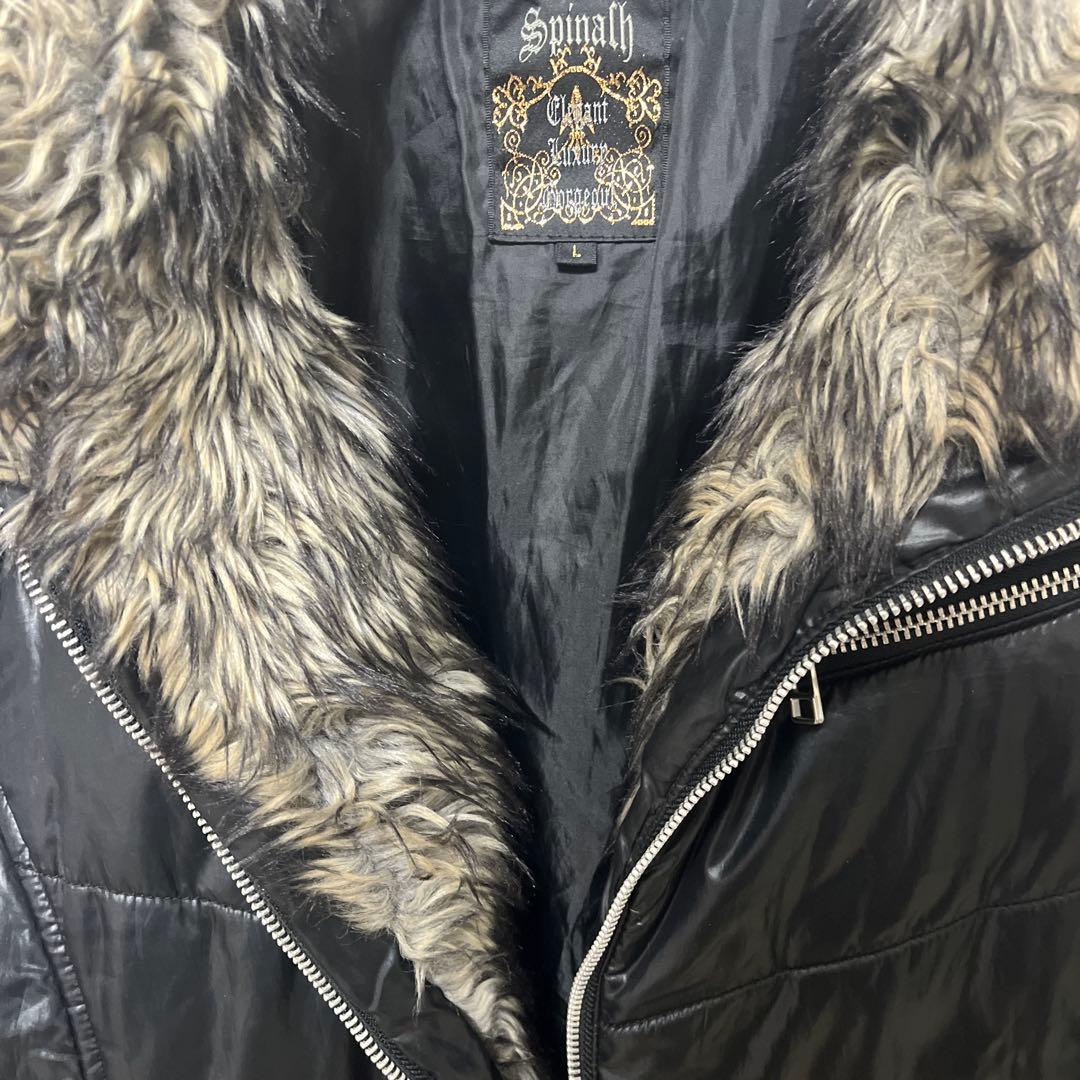 archive 中綿ジャケット ブルゾン L ファー お兄系 グランジ Y2K