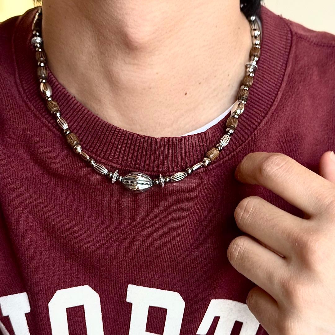 インディアンジュエリー　ナバホ　ビンテージ　ネックレス　ネイティブアクセサリー