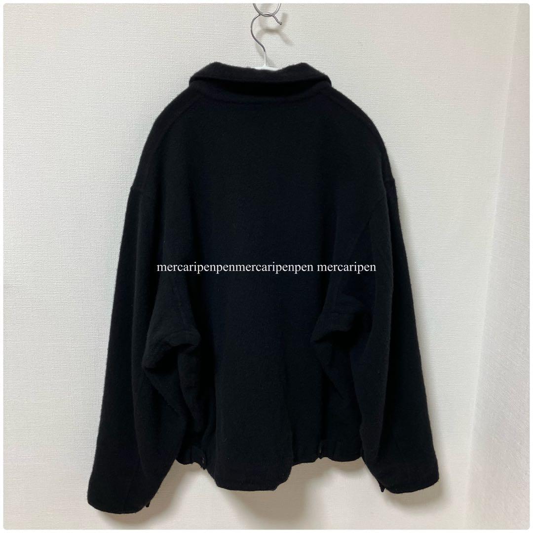 comoli コモリ　縮絨ウール ジップショートジャケット 25AW