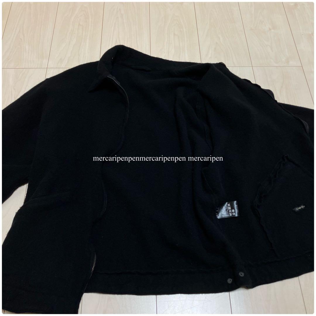 comoli コモリ　縮絨ウール ジップショートジャケット 25AW
