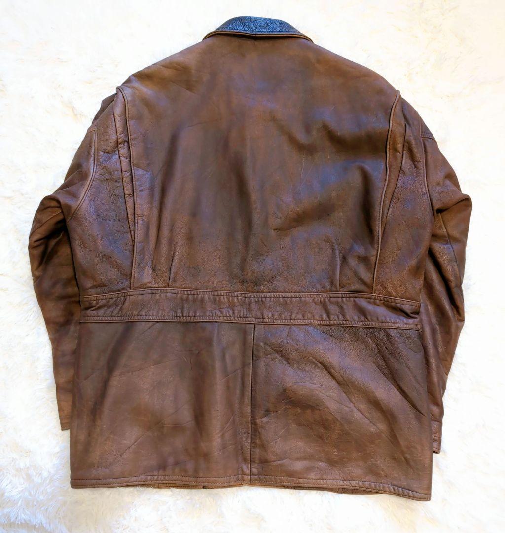 Schott / 80's 90's leather car coat ショット