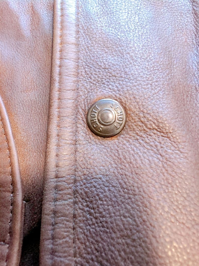 Schott / 80's 90's leather car coat ショット