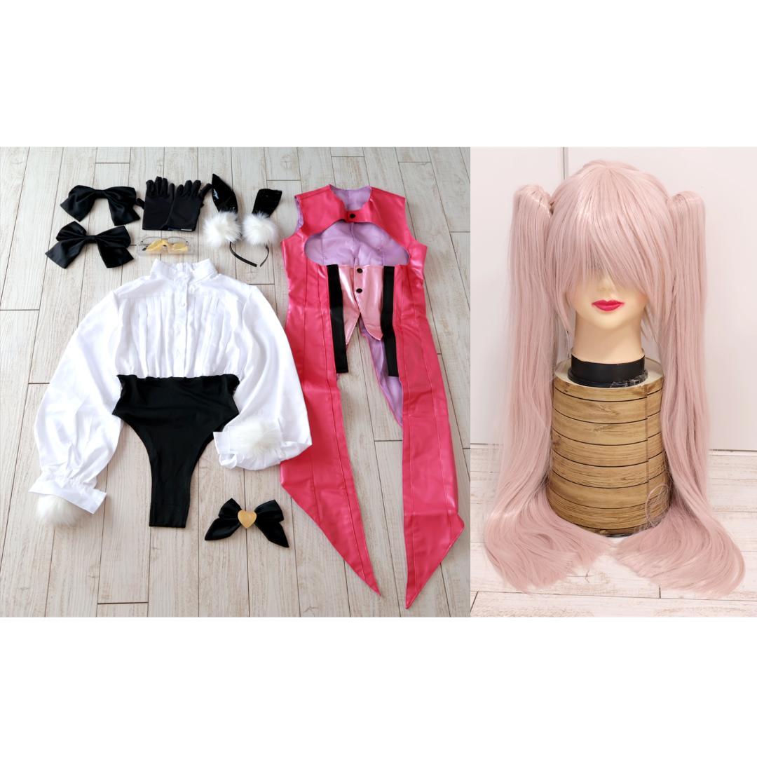 Fate　FGO　光のコヤンスカヤ　NFF　バニー　衣装＋ウィッグ＋メガネ　L
