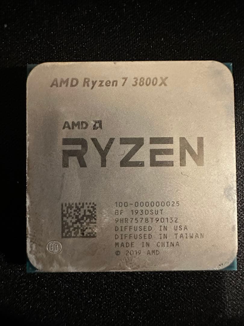 AMD Ryzen 7 3800X CPU 中古　動作確認済み