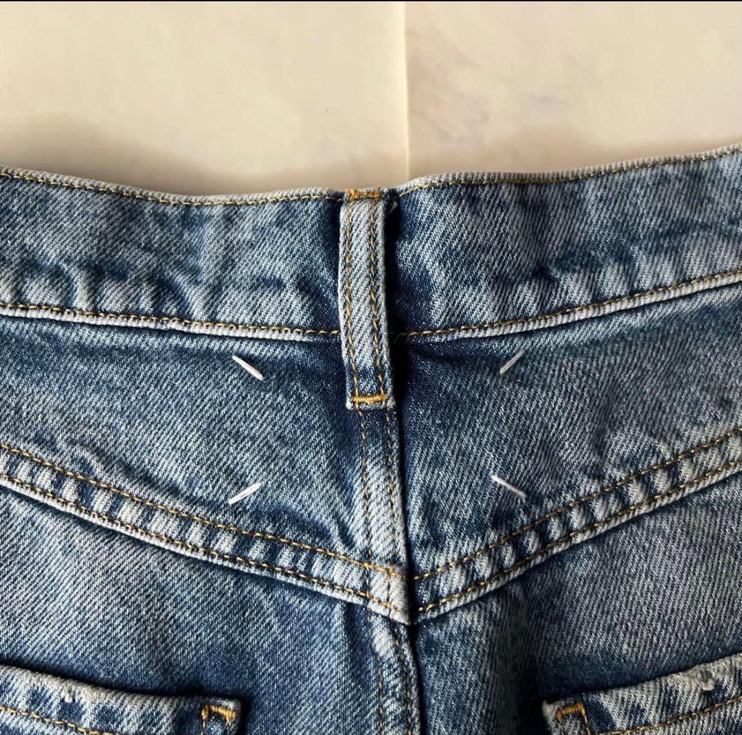 【かなこ】美品 Maison Margiela スラッシュデニム