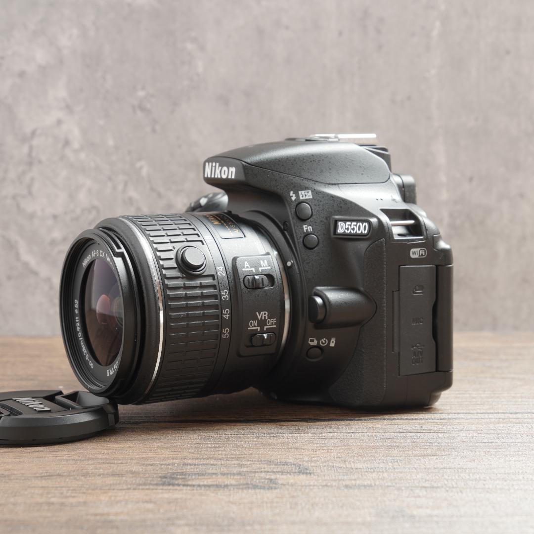 ショット数381回で新品級✨Wi-Fi✨Nikon D5500　1040-1