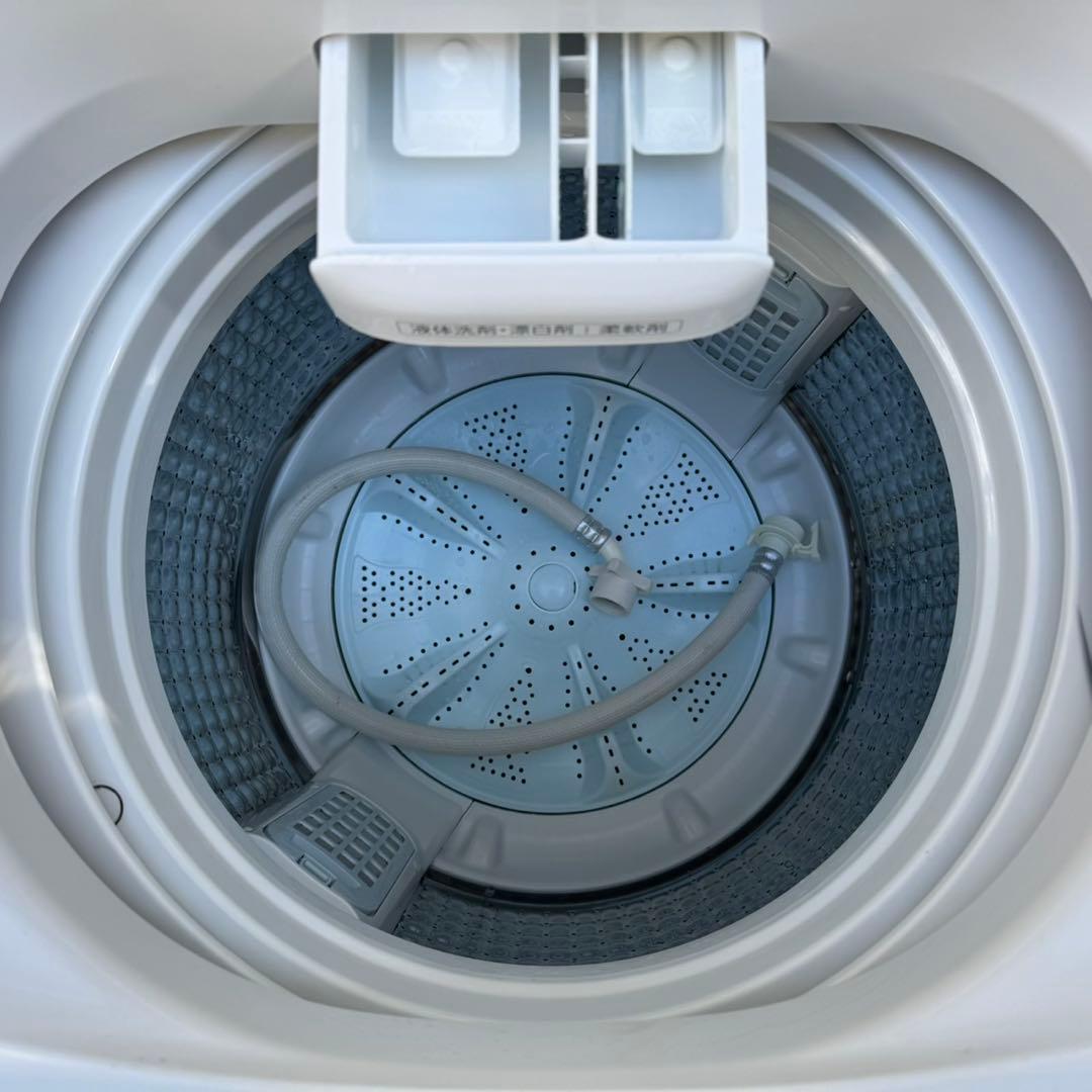 Z1★2022年製美品★アクア　洗濯機　7KG 一人暮らし　インバーター　ガラス