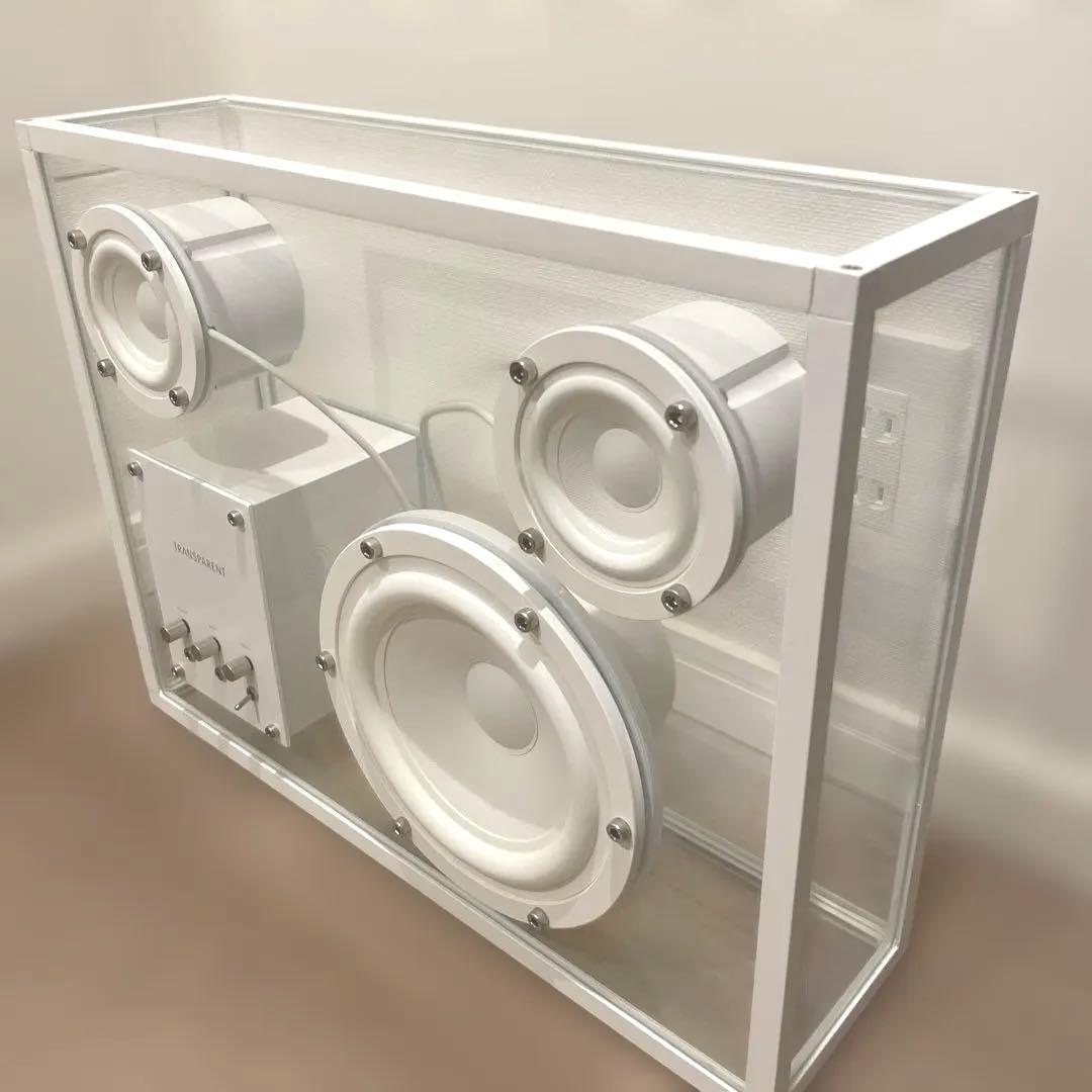TRANSPARENT SPEAKER トランスペアレントスピーカー　ホワイト