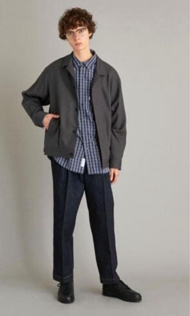 Steven Alan TWILL DARUMA CAMP COLLARブルゾン