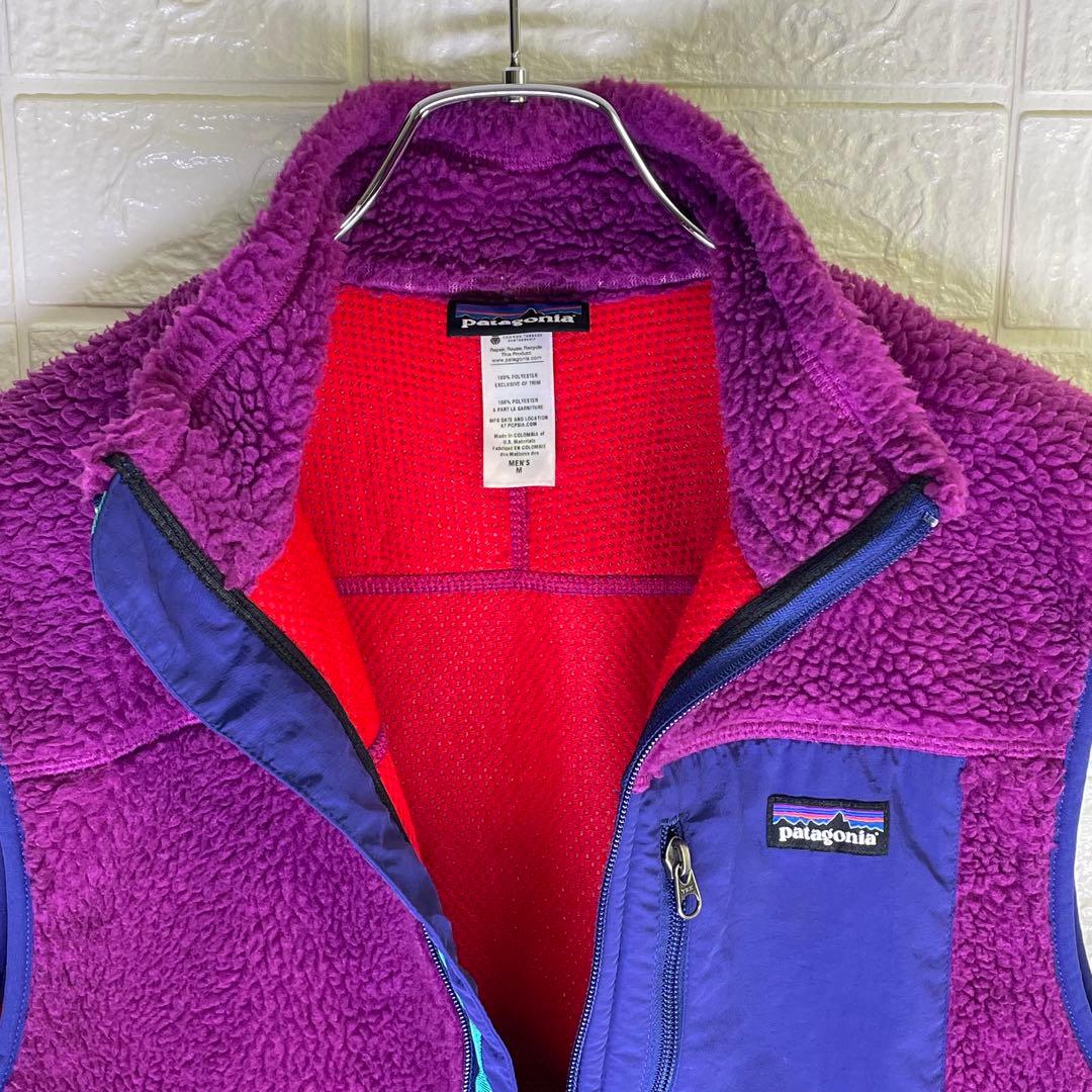 【24時間以内　匿名発送】パタゴニア　レトロX ボアベスト　パープル　Mサイズ