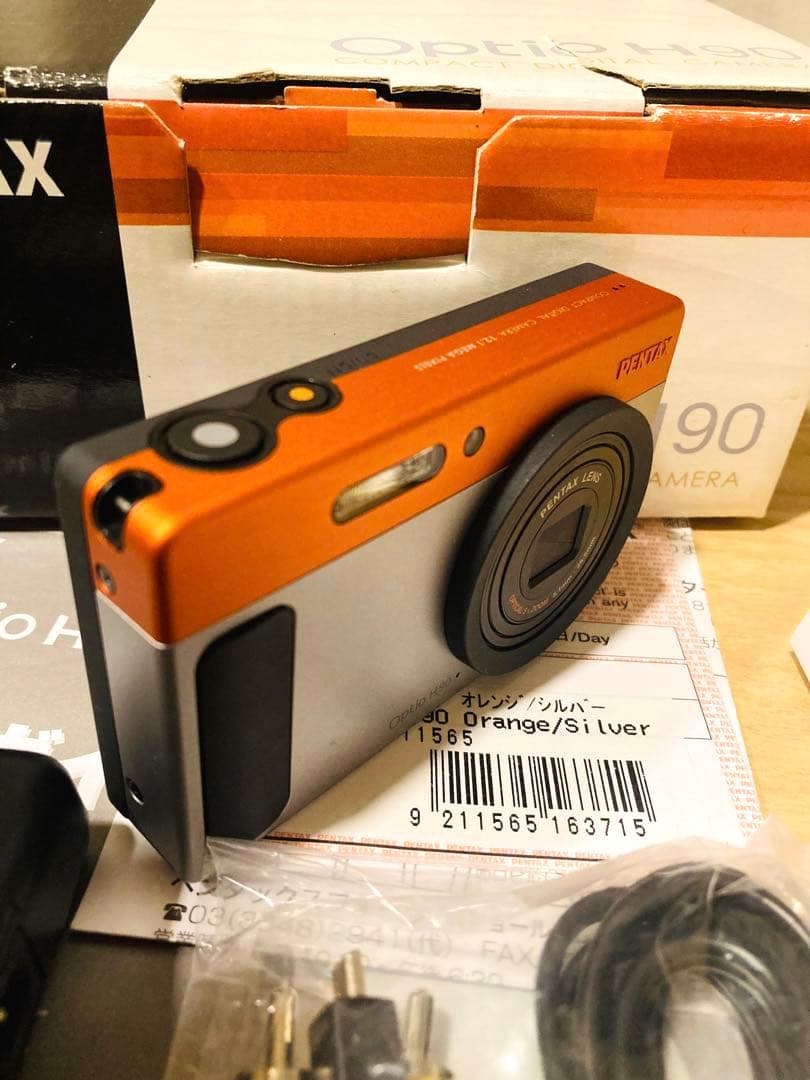 貴重★PENTAX Optio H90 デジタルカメラ デジカメ　ほぼ未使用‼️
