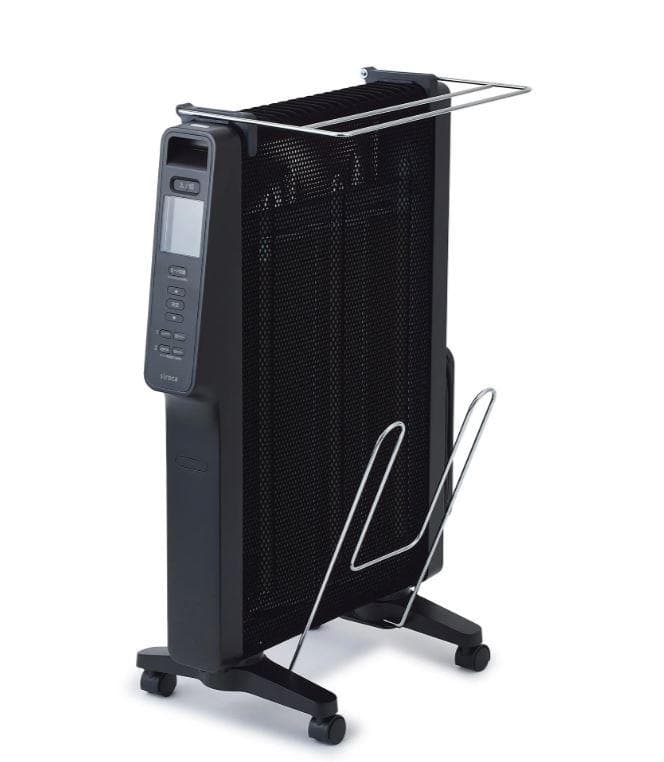 siroca シロカ 遠赤軽量ヒーター かるポカ ハンガー付き ブラック