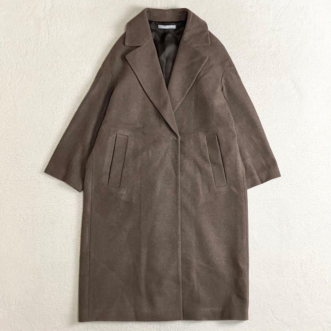 はるです！セオリーリュクス　オーバーサイズ　ダブルブレストチェスターコート