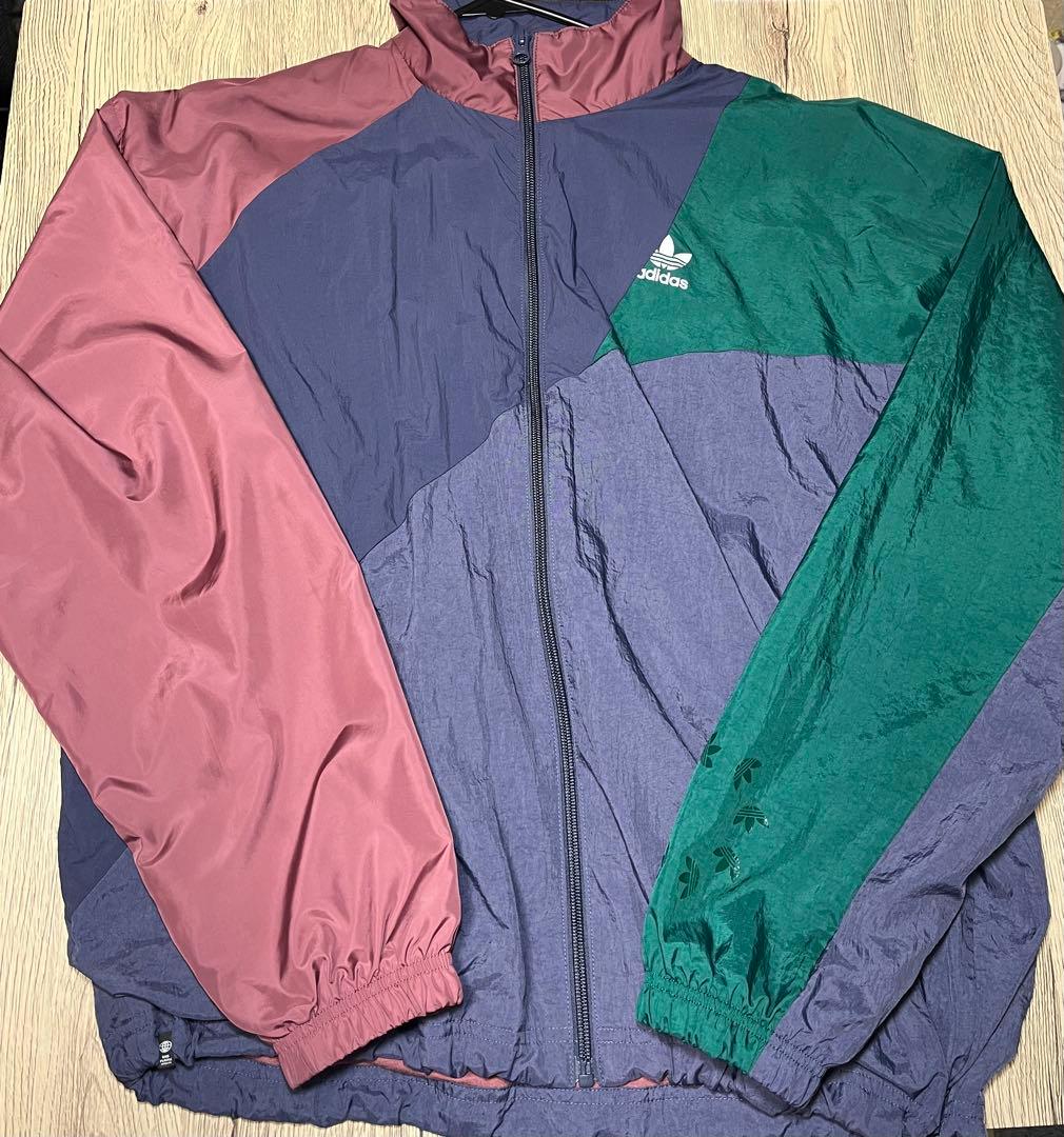 最終値下げ adidas アディダス　メンズナイロンジャケット　セットアップ