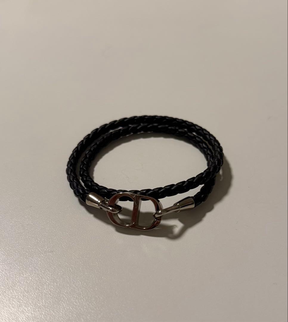 CD Icon ブレイドレザー ダブルブレスレット ykst