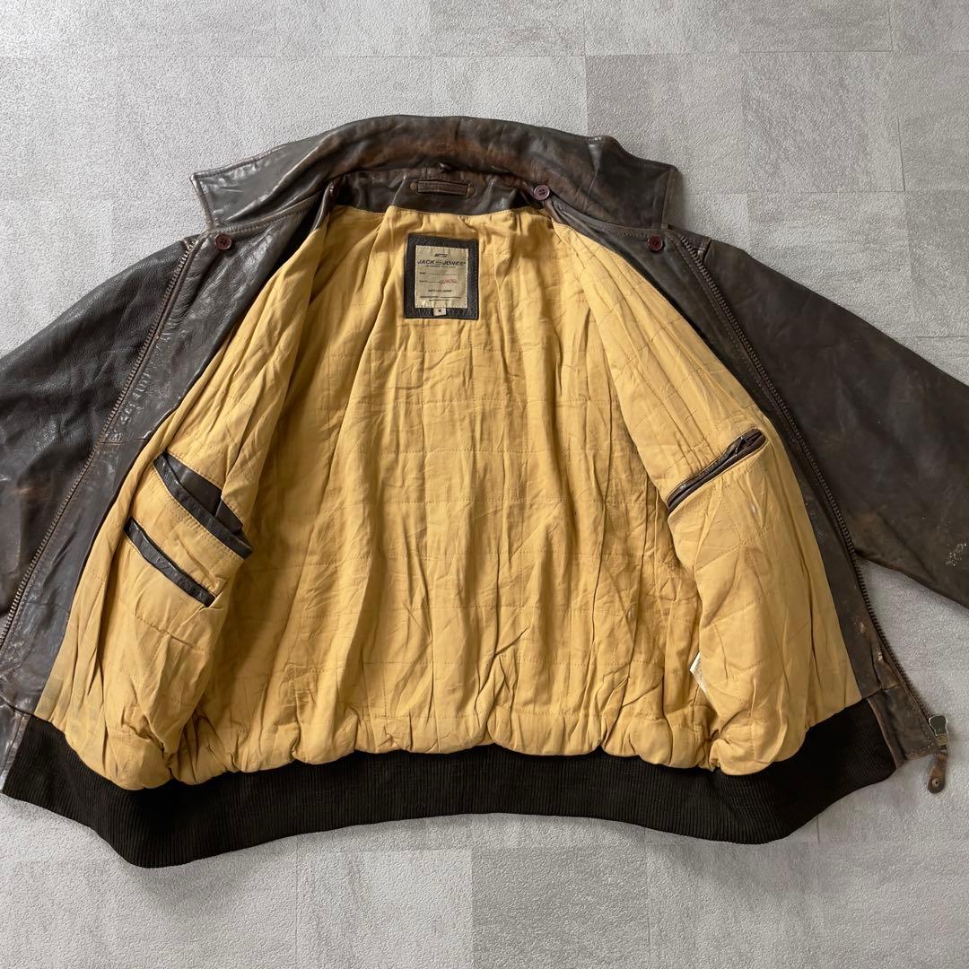 Vintage Leather Riders Jacket M 本革