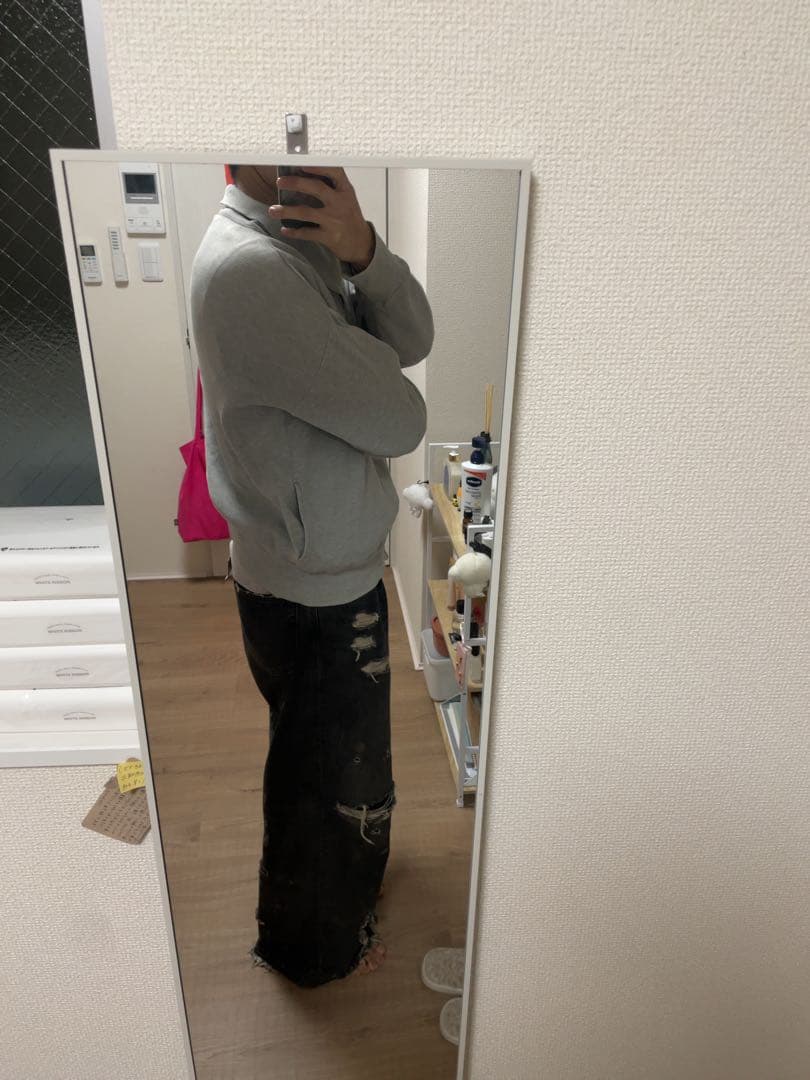 ねむたいCOMME des GARÇONSジップスウェットジャケット