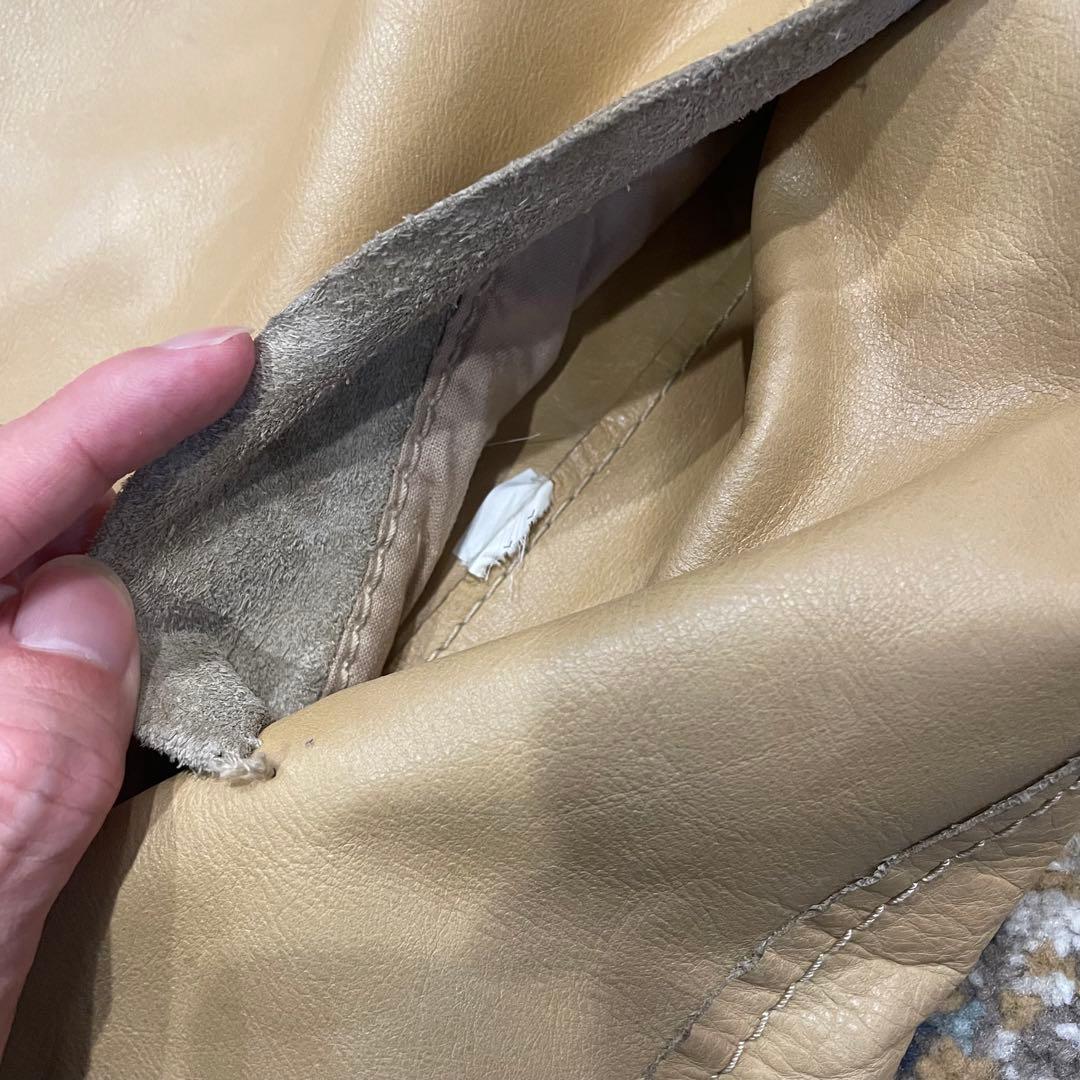 90s Dolce & Gabbana　Nappa Leather Jacket