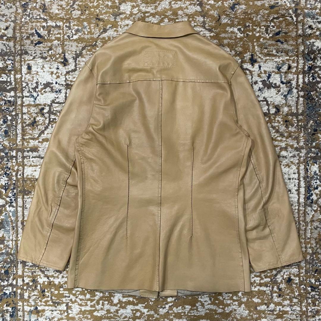 90s Dolce & Gabbana　Nappa Leather Jacket