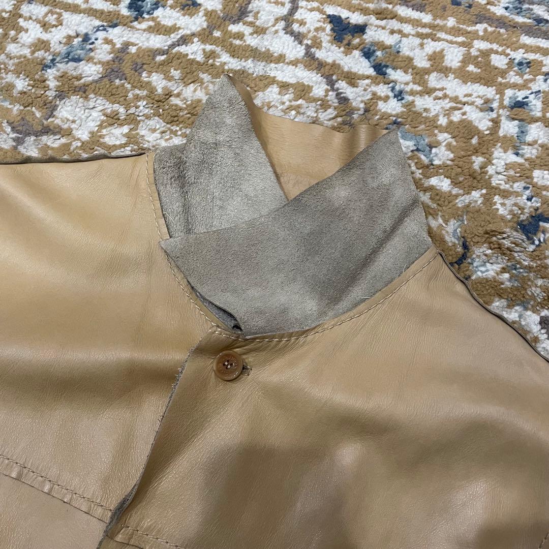 90s Dolce & Gabbana　Nappa Leather Jacket