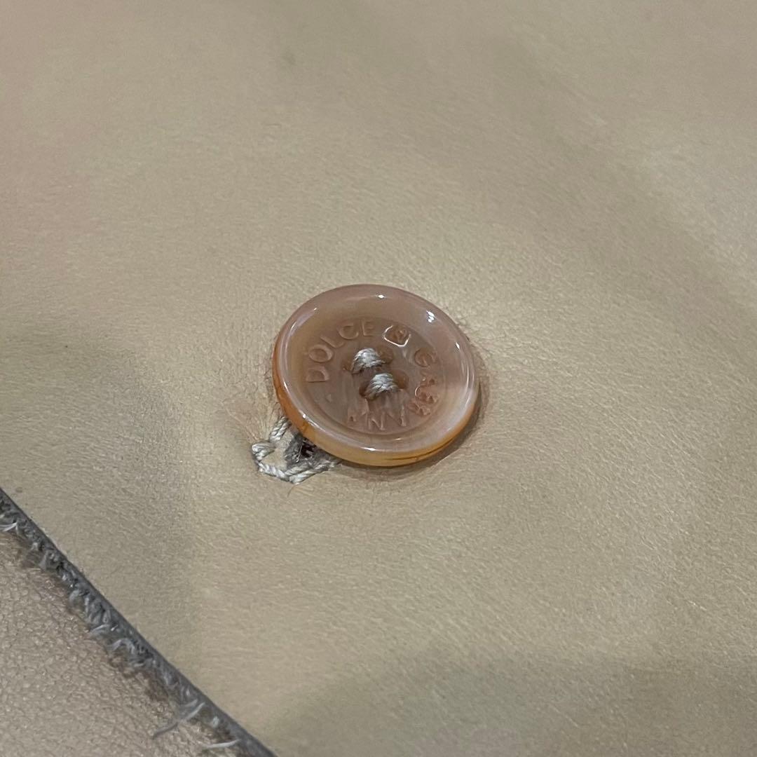 90s Dolce & Gabbana　Nappa Leather Jacket