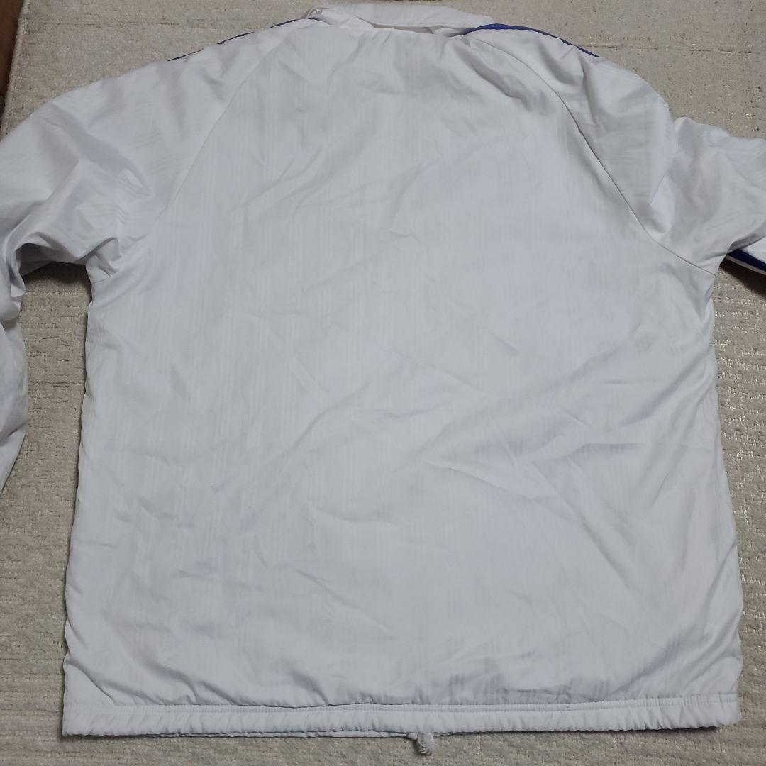 【美品】adidas　ナイロンジャージ　上下セット　メンズOサイズ　厚手裏地付き