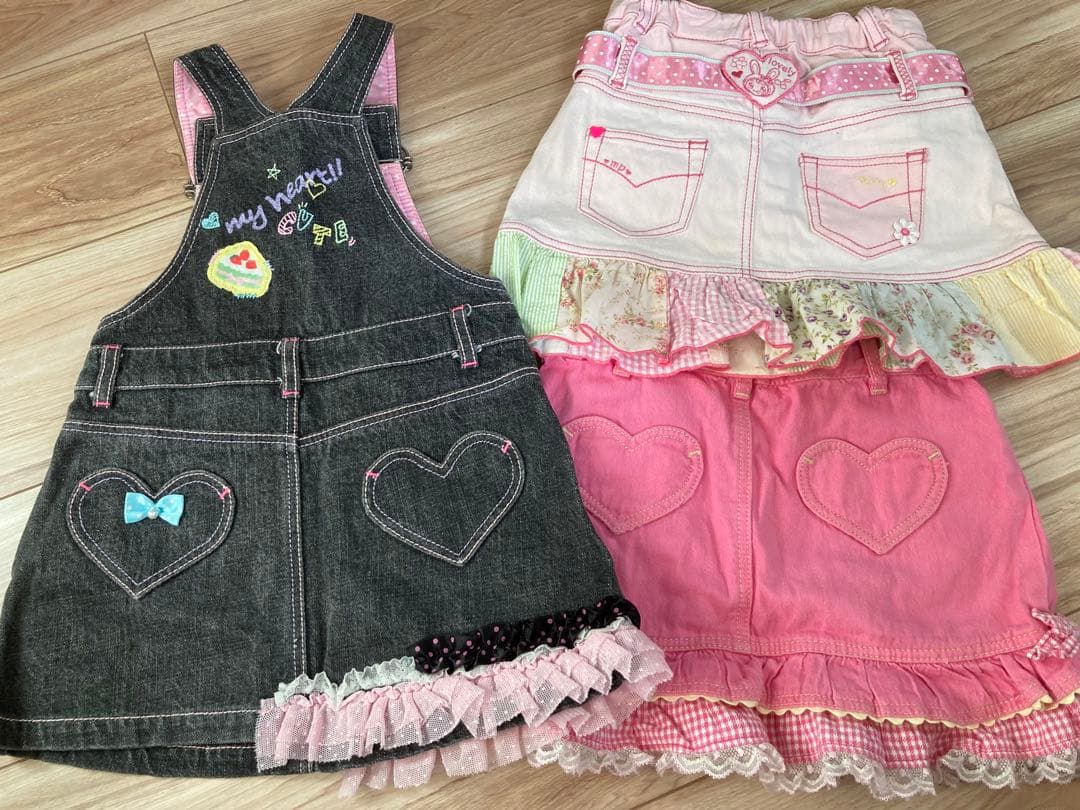 メゾピアノスカート3点トップス2点