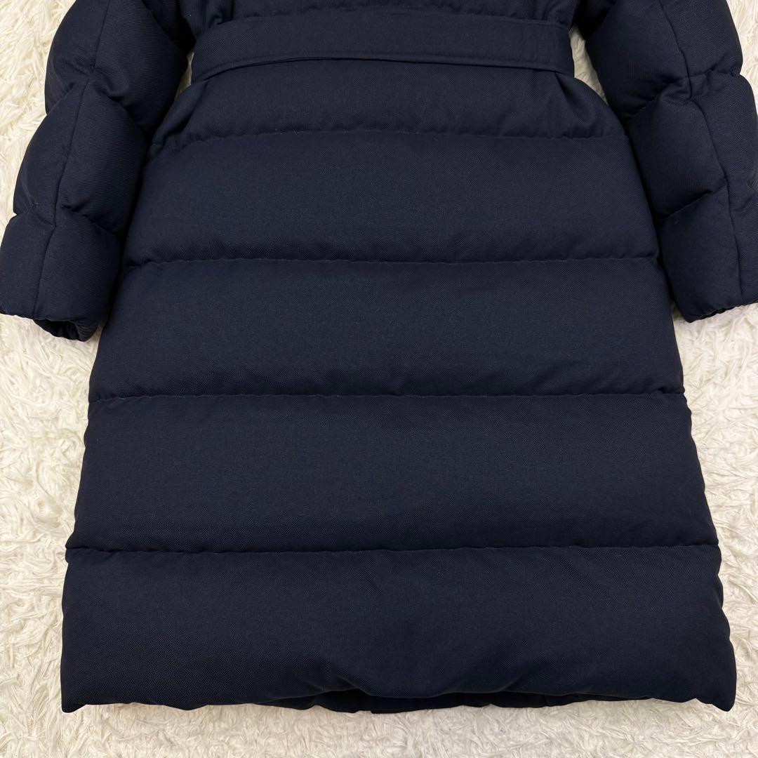 マッキントッシュフィロソフィー ウールライクツイルダウンコート ベルト 濃紺