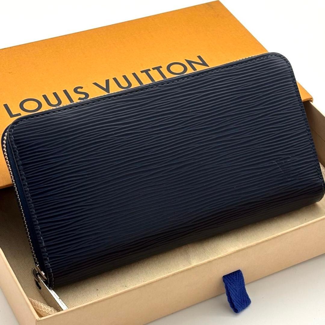 【最高級美品】ルイヴィトン エピ アンディゴブルー 長財布 ジッピーウォレット