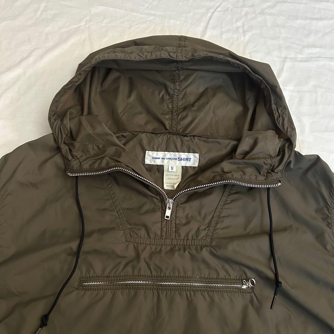 COMME des GARCONS SHIRT メッセージ アノラックパーカー