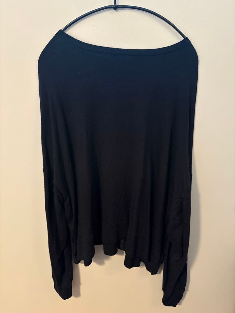 【美品】カレンソロジー ファインウールバックリボンプルオーバー ネイビー