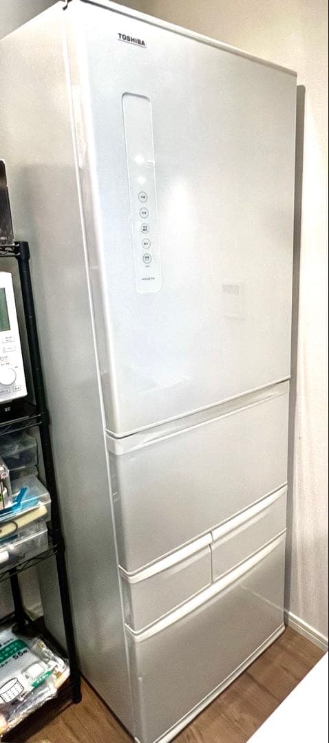 TOSHIBA VEGETA GR-F43G 冷蔵庫 シェルホワイト 2013年