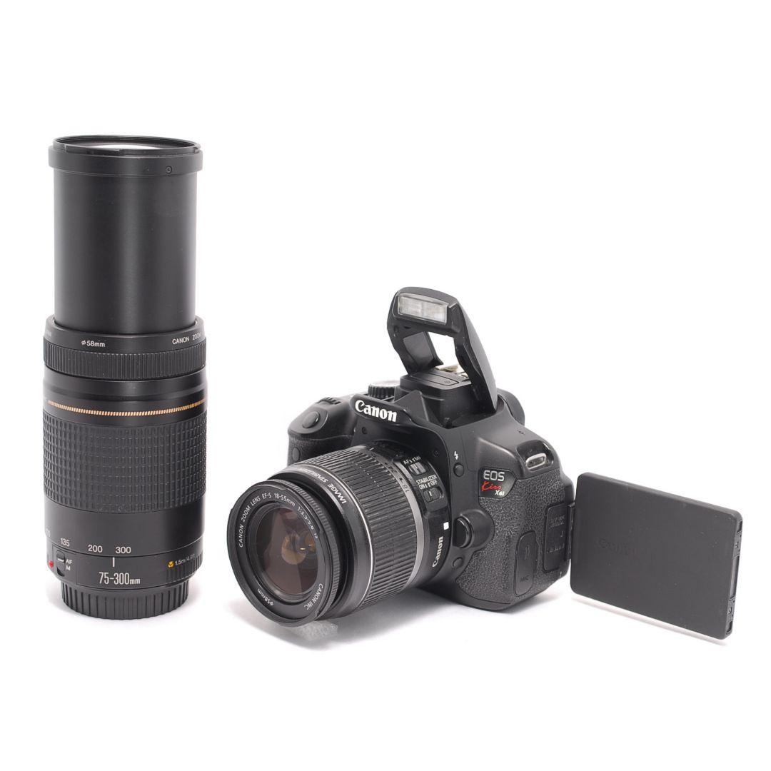 ❤即購入1000円OFF❤ キャノン Kiss X6i 超望遠レンズ Wズーム