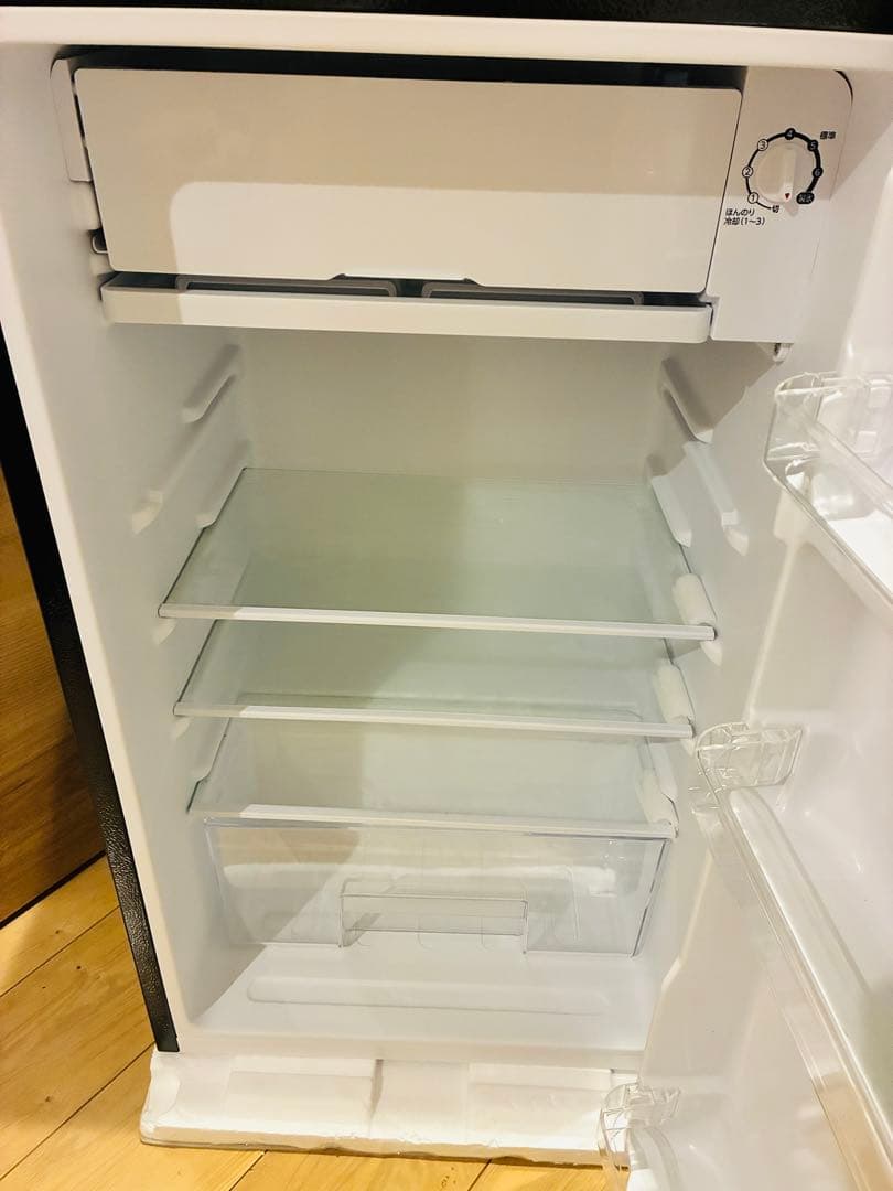 【超美品 2025年製】冷蔵庫 92L ウッド調 アイリスオーヤマ 一人暮らし
