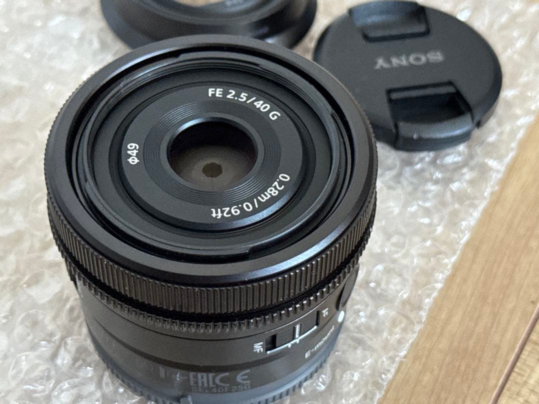 SONY FE 40mm F2.5G SEL40F25G 単焦点 Eマウント