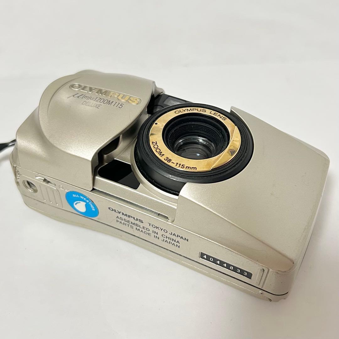 【完動美品】OLYMPUS μ ZOOM 115 DELUXE フィルムカメラ