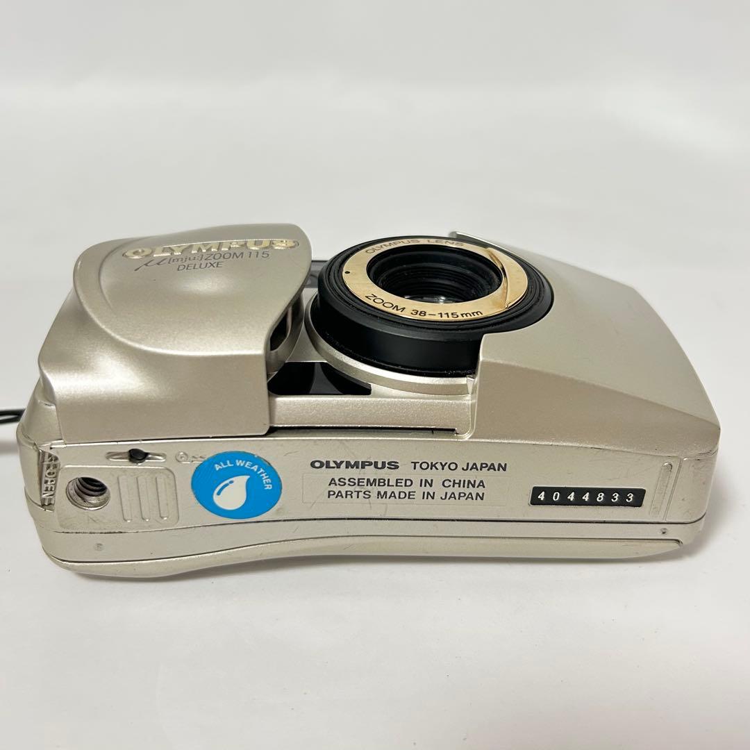 【完動美品】OLYMPUS μ ZOOM 115 DELUXE フィルムカメラ