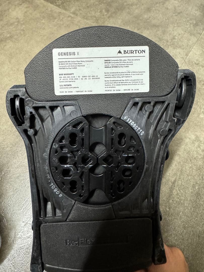 BURTON GENESIS X ビンディング ブラック