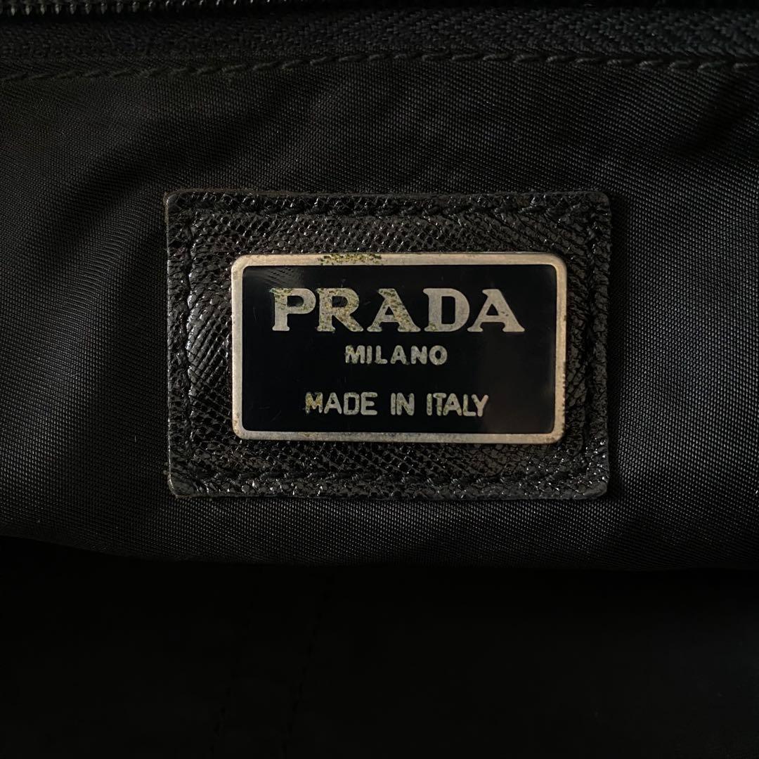 PRADA プラダ メッセンジャーバッグ 三角ロゴ ナイロン ブラック 白タグ