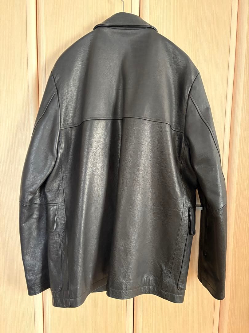 MARGARET HOWELL 黒 レザージャケット　メンズ