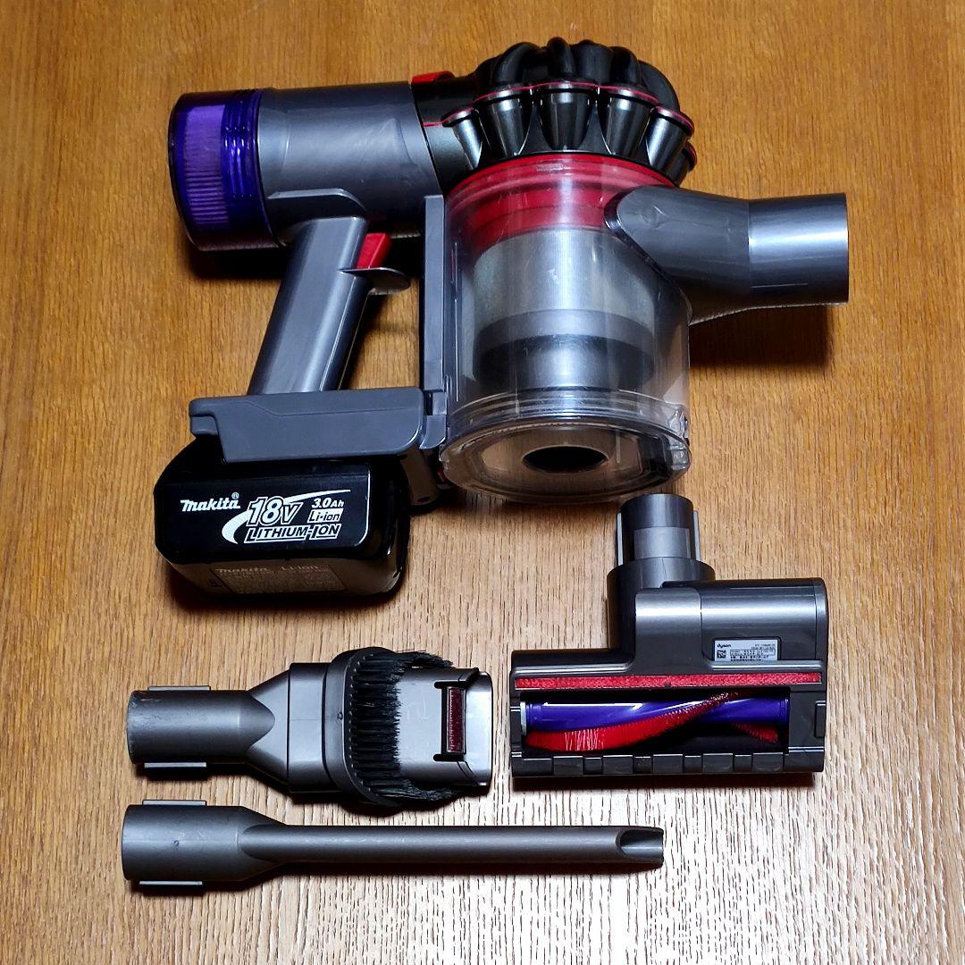 ダイソンV8 SV10K ＋マキタ18vアダプターセット 分解清掃済み 動作品